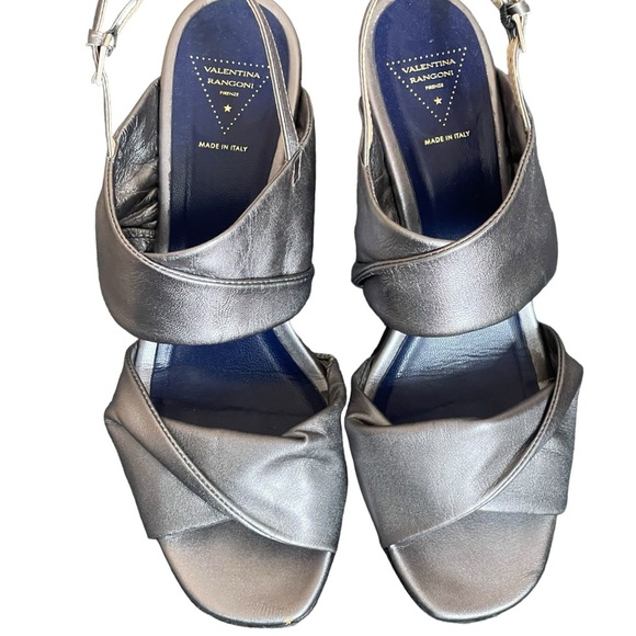 VALENTINA Rangoni‎ Firenze grey heels size 9.5 M - Picture 5 of 12